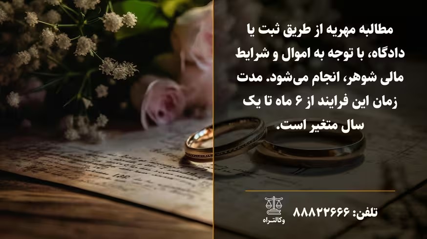 روشهای قانونی دریافت مهریه در عقد دائم و موقت