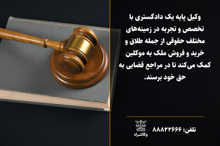 وکیل پایه یک دادگستری: راهنمای کامل انتخاب بهترین وکیل (۱۴۰۴)